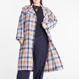 Tanya Taylor Annabelle Trench Coat (Plus Size/Extended Sizing: 1X-3X) NWT